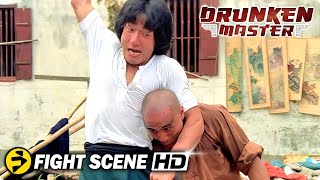 DRUNKEN MASTER  Freddy Wong amp Drunken Master VS The Iron Headed Bullet  Jackie Chan  Fight Scene [upl. by Adrell186]