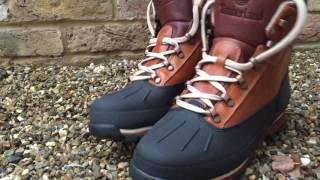 Timberland Waterproof Boots Euro Hiker Shell Toe Claypot Snow Unboxing Winter Mens Shoes [upl. by Mota]