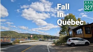 Fall Drive in Canada  Lachute to Mont Tremblant [upl. by Aiepoissac]