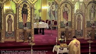 Friday November 8 2024  Rosary 700 am Divine Liturgy 730 am [upl. by Deys167]