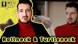 RollneckTurtleneck Jumper  How To Wear A Turtleneck With A Suit  Mens Finest [upl. by Aicenert]