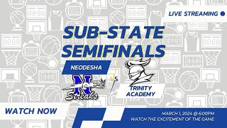 Neodesha vs Trinity Academy Womens Varsity Basketball  3A Substate Semifinals [upl. by Crowley703]