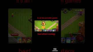 Its all fun and clash games clash of clan  attack strategy clashofclans cocclasher [upl. by Sy887]