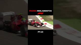 PEORES REGLAMENTOS F1  Pt10 💥 httpsamznto3q5mC8j formula1 automovilismo f1shorts gpf1 [upl. by Platon]