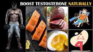 Six Simple Steps To Boost Testosterone Naturally Foods To Boost Testosterone [upl. by Bernelle547]