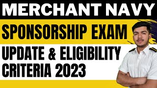 DNS Sponsorship Exam 2023 Update  Merchant Navy Sponsorship Exam [upl. by Adne]