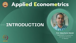 Introduction  Applied Econometrics [upl. by Rma]