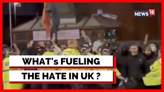 UK Hindu Temple  UK Temple Attack  Mob Launches Violent Protest Outside Durga Bhawan Temple [upl. by Etak]