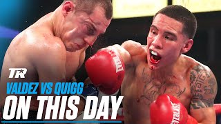 Oscar Valdez Battles Through Broken Jaw Vs Scott Quigg  MARCH 10 2018 [upl. by Arah]