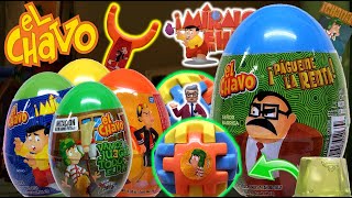 Abrimos los MEGA HUEVOS Surprise de EL CHAVO del 8  Â¿Valen la Chusma  TOY SHOTS 2024 [upl. by Adolpho966]