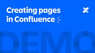 Creating pages in Confluence  Atlassian [upl. by Telrats70]