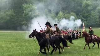 Revolutionary War Battle Reenactment  Mount Vernon VA [upl. by Ias]