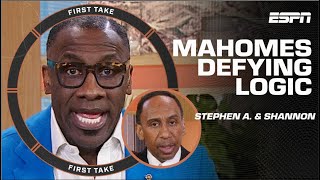 Stephen A amp Shannon Sharpe RESPOND to the Patrick Mahomes GOAT DEBATE 🔥  First Take [upl. by Boy]