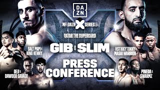 MISFITS amp DAZN X SERIES 19  QATAR THE SUPERCARD  ANESONGIB VS SLIM ALBAHER PRESS CONFERENCE LIVE [upl. by Kaylee]