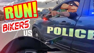 POLICE VS BIKERS  Cops Chase Motorcycles  Best Compilation 2023 [upl. by Enrica]