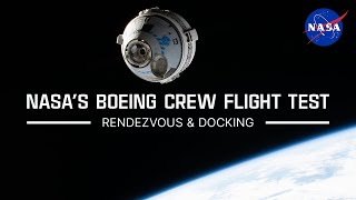 NASA’s Boeing Crew Flight Test Rendezvous and Docking [upl. by Sulohcin]