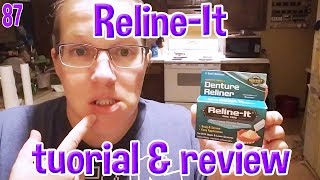 RelineIt Denture Reline Tutorial and Review [upl. by Ettenoj211]