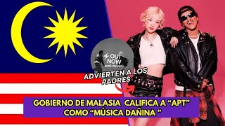 El gobierno de Malasia califica a “APT” como “música dañina” kpop [upl. by Yttam279]