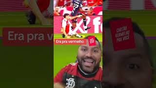 Era pra vermelho em Flamengo internacional brasileirao futebol esporte [upl. by Nikita486]