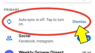 Auto Sync Is Off Tap To Turn On  Gmail Auto Sync Is Off Tap To Turn On [upl. by Lilias]