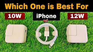 Apple 10W vs 12W Charger Comparison in 2024  How to maintain iPhone Battery Health [upl. by Eintrok]