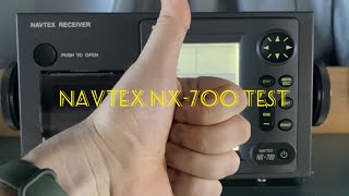 How to test NAVTEX  как тестировать NAVTEX NAVTEX NX700 [upl. by Doll838]