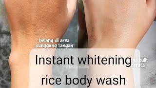 whitening amp glowing rice body wash at home 2 mint me Ghar par kare taiyar skinlightening beauty [upl. by Concha]