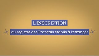 Présentation du service dinscription au registre des français en ligne [upl. by Ekaterina48]