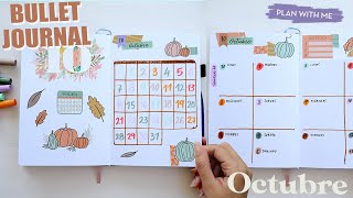 Nuevo diseño Bullet Journal  Octubre 2024 ✨ Otoño [upl. by Keithley]