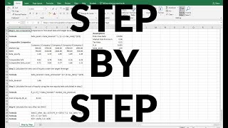 Calculate WACC in Excel Step by Step [upl. by Calvo]