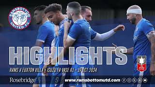 MATCH HIGHLIGHTS  RAMSBOTTOM UNITED 20 EUXTON VILLA [upl. by Alicea345]