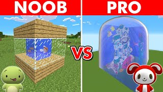 Minecraft NOOB vs PROPRANK AQUARIUM BUILD CHALLENGE [upl. by Clarise451]