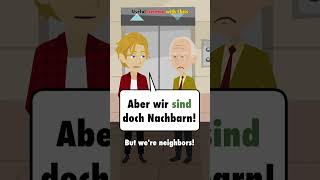 Learn German Hello Mr Neighbor shorts Grumpy [upl. by Howlan346]