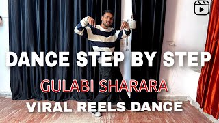 Gulabi sharara dance tutorial  step by step  vishakha verma gulabisharara tutorial [upl. by Yorgerg560]