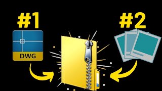 How to Package Autocad files with Xref 1 click etransmit Zip [upl. by Orelu548]