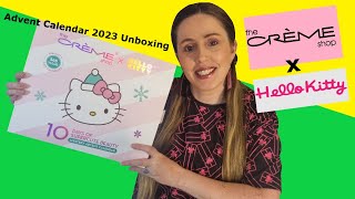 The Creme Shop X Hello Kitty Advent Calendar 2023 unboxing [upl. by Carlina]