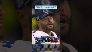 DAK PRESCOTT CAUGHT ON CAMERA SLAMMING HIS OWN TEAM [upl. by Micro263]