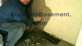 Basement waterproofingStepbystep instruction [upl. by Jamaal]