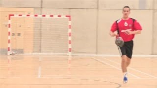 How To Do Dribbling in Handball [upl. by Rebna]