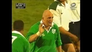 Keith Wood punch clatters Gary Teichmanns jaw [upl. by Bartie]