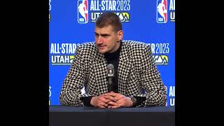 Nikola Jokic quotI would not draft myself eitherquot 🤣 [upl. by Anaiv]