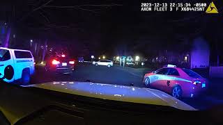 Montgomery County Police Department Fatal Pursuit 121323 Footage [upl. by Zoie343]