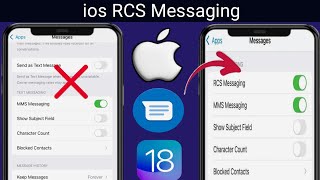 Comment activer les messages RCS sur iPhone 15 Pro Max ou tout autre iPhone fonctionnant sous iOS 18 [upl. by Ahsikad]