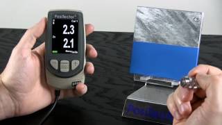 Duplex Coating Thickness Measurement PosiTector 6000 FNDS [upl. by Occer]