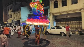 🌙 Ipoh Thaipusam 2024 Night A pair of Lighted Kavadis Dance 🌟🕊️ [upl. by Midan90]