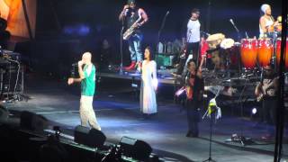 Latinoamérica  Calle 13 Feat Lila Downs Palacio de los Deportes 2014 [upl. by Lupita]