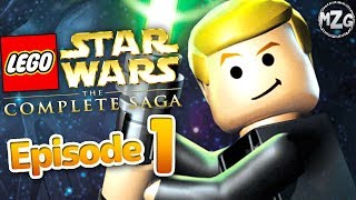 LEGO Star Wars The Complete Saga Gameplay Walkthrough  Part 1  The Phantom Menace [upl. by Adnileb]