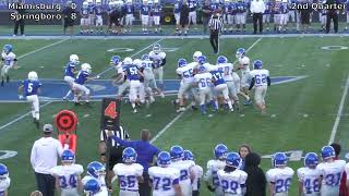 Miamisburg Vikings vs Springboro Panthers  7th Grade  10112023 [upl. by Onilatac]