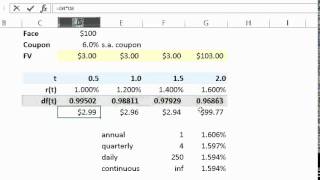 FRM Discount factors do not lie about compound frequency [upl. by Sesilu752]