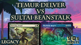 Legacy 2000 Round 2 Temur Delver vs Sultai Beanstalk [upl. by Caputto]